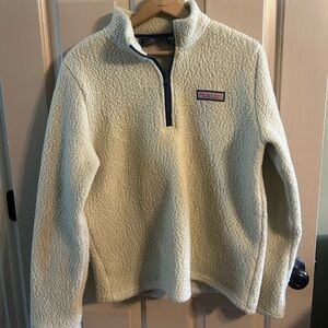 Vineyard Vines, Sherpa ShepShirt, Quarter Zip, Size: Girls XL (18)